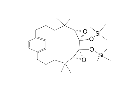 6,7-Bis(trimethylsiloxy)-5,6,7,8-diepoxy-4,4,9,9-tetramethyl[12]paracyclophane