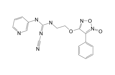 2-CYANO-1-[2-(3-PHENYLFUROXAN-4-YLOXY)-ETHYL]-3-(3-PYRIDINYL)-GUANIDINE