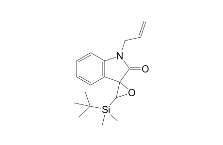 1-allyl-3'-[tert-butyl(dimethyl)silyl]spiro[indoline-3,2'-oxirane]-2-one
