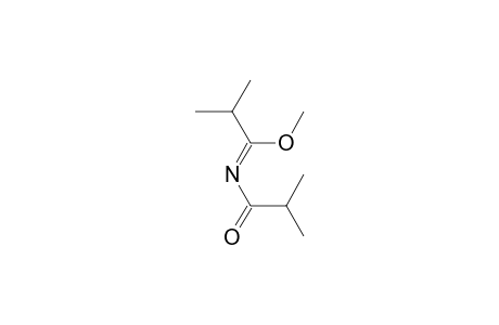 Propanimidic acid, 2-methyl-N-(2-methyl-1-oxopropyl)-, methyl ester