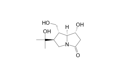 3H-Pyrrolizin-3-one, hexahydro-1-hydroxy-7-(hydroxymethyl)-6-(1-hydroxy-1-methylethyl)-, [1R-(1.alpha.,6.beta.,7.alpha.,7a.alpha.)]-