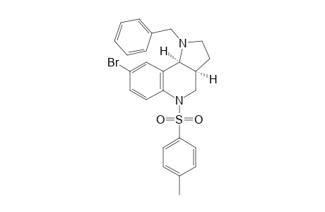 (3aS*,9bS*)-1-Benzyl-8-bromo-2,3,3a,4,5,9b-hexahydro-5-(4-toluenesulfonyl)-1H-pyrrolo[3,2-c]quinoline