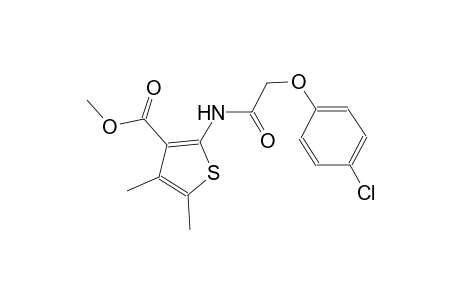 methyl 2-{[(4-chlorophenoxy)acetyl]amino}-4,5-dimethyl-3-thiophenecarboxylate