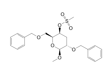 METHYL-2,6-DI-O-BENZYL-3-DEOXY-4-O-METHANESULFONYL-BETA-D-XYLO-HEXOPYRANOSIDE