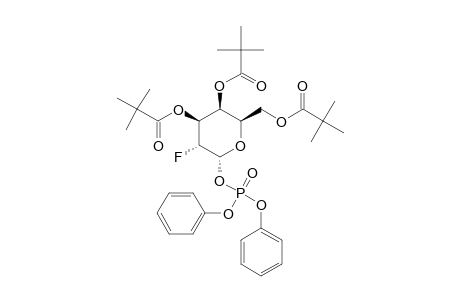 2-DEOXY-2-FLUORO-3,4,6-TRI-O-PIVALOYL-ALPHA-1-(DIPHENYLPHOSPHORYL)-D-GALACTOPYRANOSE