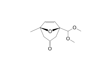 1-Dimethoxymethyl-5-methyl-8-oxabicyclo[3.2.1]oct-6-en-3-one