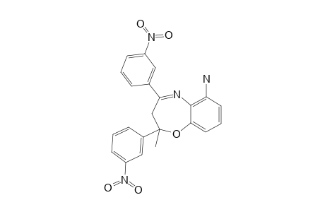 6-AMINO-2-METHYL-2,4-BIS-(3-NITROPHENYL)-2,3-DIHYDRO-1,5-BENZOXAZEPINE