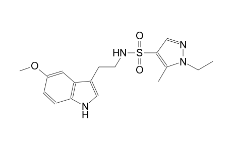 1-ethyl-N-[2-(5-methoxy-1H-indol-3-yl)ethyl]-5-methyl-1H-pyrazole-4-sulfonamide