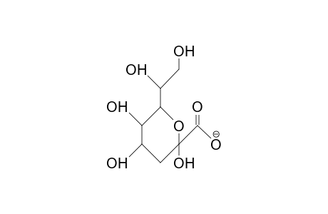 3-Deoxy-D-manno-2-octulosonic acid, anion