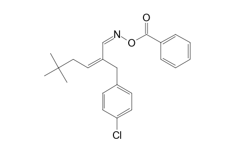 Benzenepropanal, 4-chloro-alpha-(3,3-dimethylbutylidene)-,O-benzoyloxime