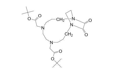 5,8-BIS-(TERT.-BUTOXYCARBONYLMETHYL)-1,5,8,12-TETRAAZABICYCLO-[10.2.2]-HEXADECANE-13,14-DIONE