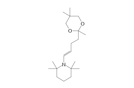 2,2,6,6-TETRAMETHYL-1-[4-(2,5,5-TRIMETHYL-[1.3]-DIOXAN-2-YL)-BUT-1-ENYL]-PIPERIDINE