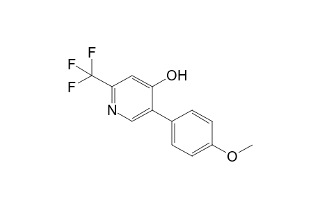 5-(4-Methoxyphenyl)-2-(trifluoromethyl)-1H-pyridin-4-one