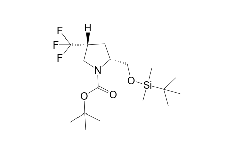 (2R,4R)-2-tert-Butyldimethylsilyloxymethyl-4-trifluoromethyl-N-(1,1-dimethyl)ethoxycarbonyl]pyrrolidine