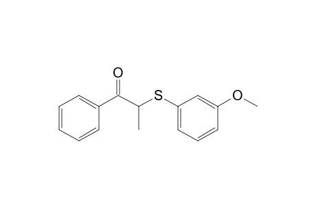 .alpha.-(m-Methoxyphenylthio)propiophenone