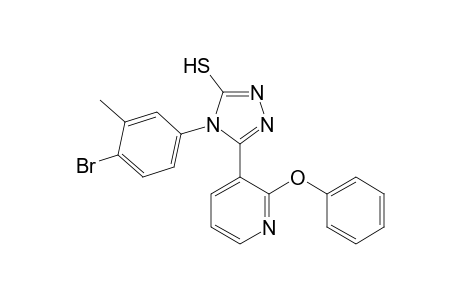 4-(4-bromo-m-tolyl)-5-(2-phenoxy-3-pyridyl)-4H-1,2,4-triazole-3-thiol