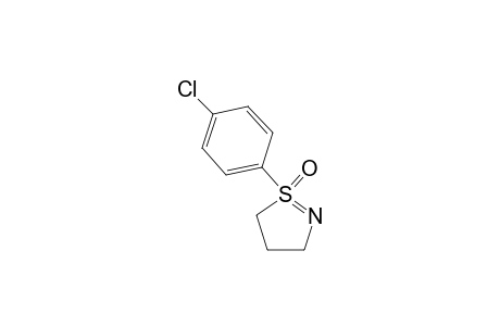 1-(4-Chlorophenyl)-4,5-dihydro-3H-isothiazole 1-oxide