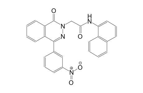 N-(1-naphthyl)-2-(4-(3-nitrophenyl)-1-oxo-2(1H)-phthalazinyl)acetamide