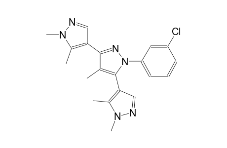 1'-(3-chlorophenyl)-1,1'',4',5,5''-pentamethyl-1H,1'H,1''H-4,3':5',4''-terpyrazole