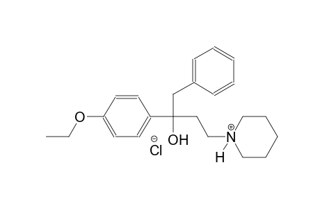 piperidinium, 1-[3-(4-ethoxyphenyl)-3-hydroxy-4-phenylbutyl]-, chloride