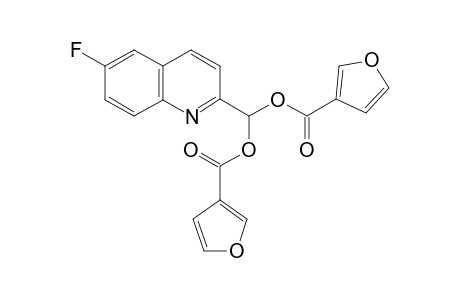 [(6-fluoro-2-quinolyl)-(furan-3-carbonyloxy)methyl] furan-3-carboxylate
