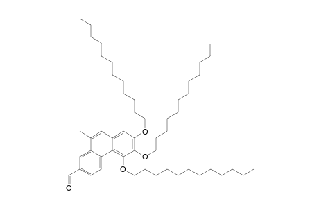 5,6,7-Tris(dodecyloxy)-10-methyl-2-phenanthrencarboxaldehyde