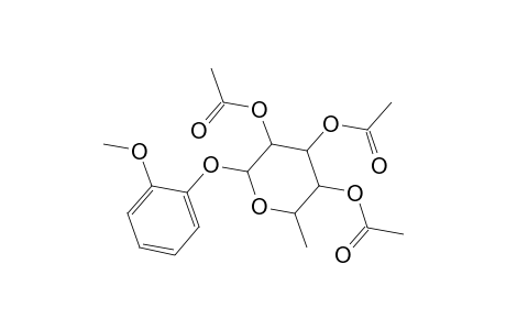 2-Methoxyphenyl 2,3,4-tri-O-acetyl-6-deoxyhexopyranoside