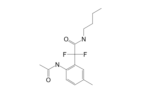2-(2-ACETAMIDO-5-METHYLPHENYL)-N-BUTYL-2,2-DIFLUOROACETAMIDE