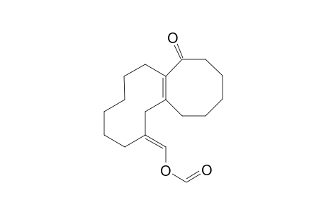 8-(formyloxymethylene)-1,2,3,4,5,6,7,8,9,10,11,12,13,14-tetradecahydrocyclooctacyclodecen-1-one