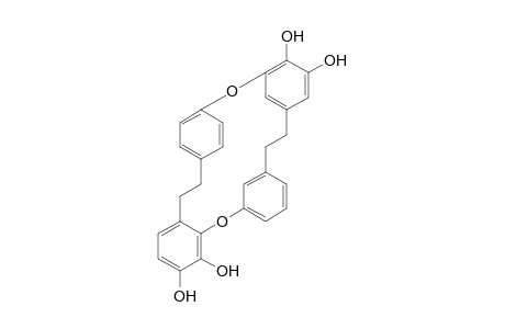 2,7-Dioxa-1(1,2),3,6(1,3),8(1,4)-tetrabenzenacyclodecaphane-1(5),1(6),6(4),6(5)-tetraol
