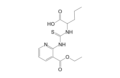 Ethyl 2-[3'-(3''-methyl-1"-hydroxycarbonylpropyl)thioureido)pyridine-3-carboxylate