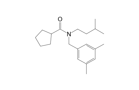 Cyclopentanecarboxamide, N-(3,5-dimethylbenzyl)-N-(3-methylbutyl)-