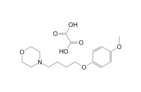 4-[4-(4-methoxyphenoxy)butyl]morpholine oxalate