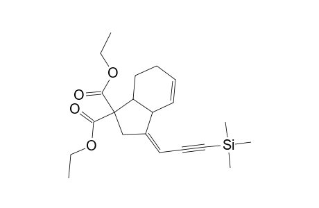 Diethyl 9-[[3-(trimethylsilyl)prop-2-yn]ylidene]bicyclo[4.3.0]non-2-en-7,7-dicarboxylate