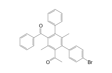 3-acetyl-4-(p-bromophenyl)-2,5-dimethyl-6-phenylbenzophenone