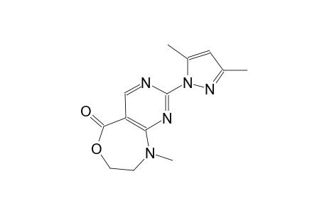 2-(3,5-dimethyl-1H-pyrazol-1-yl)-9-methyl-8,9-dihydropyrimido[4,5-e][1,4]oxazepin-5(7H)-one