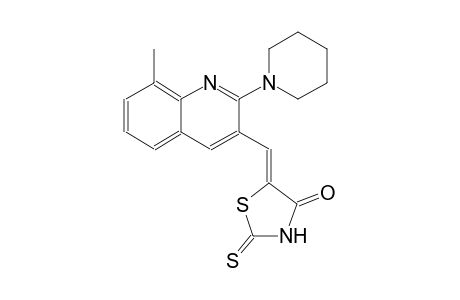 4-thiazolidinone, 5-[[8-methyl-2-(1-piperidinyl)-3-quinolinyl]methylene]-2-thioxo-, (5Z)-