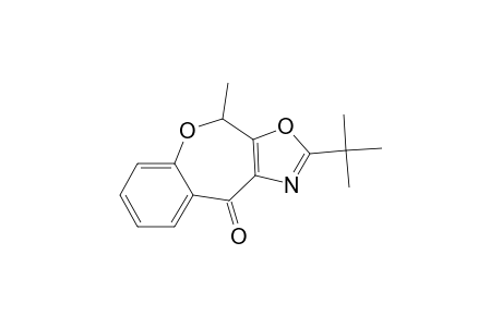 2-tert-Butyl-4-methyl-4H-benz[2,3]oxepino[5,6-d]oxazol-10-one