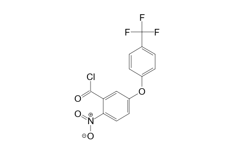 Benzoyl chloride, 2-nitro-5-[4-(trifluoromethyl)phenoxy]-