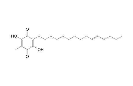 2,5-Dihydroxy-3-methyl-6-[(E)-pentadec-10-enyl]-1,4-benzoquinone