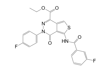 thieno[3,4-d]pyridazine-1-carboxylic acid, 5-[(3-fluorobenzoyl)amino]-3-(4-fluorophenyl)-3,4-dihydro-4-oxo-, ethyl ester