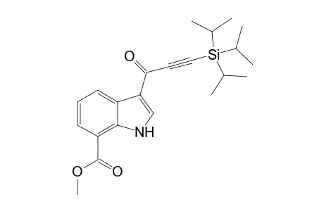 Methyl 3-(3-(triisopropylsilyl)propioloyl)-1H-indole-7-carboxylate