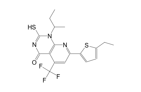 pyrido[2,3-d]pyrimidin-4(1H)-one, 7-(5-ethyl-2-thienyl)-2-mercapto-1-(1-methylpropyl)-5-(trifluoromethyl)-