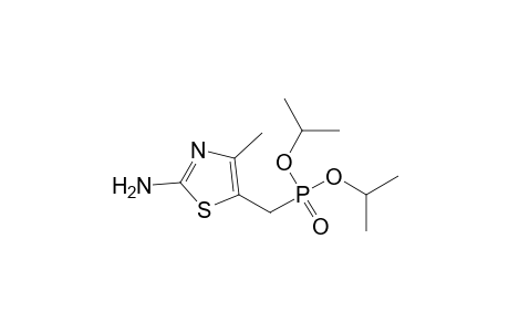 Phosphonic acid, [(2-amino-4-methyl-5-thiazolyl)methyl]-, bis(1-methylethyl) ester