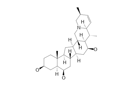 Impericine [(20R,22S,25S)-5.alpha.-cevanin-23-ene-3.beta.,6.beta.,16.beta.-triol]