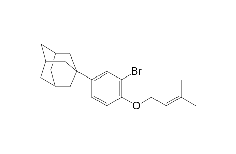 1-(3-Bromo-4-((3-methylbut-2-en-1-yl)oxy)phenyl)adamantane