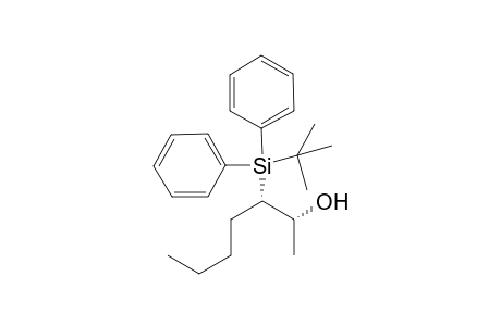 (2RS,3SR)-3-tert-Butyldiphenylsilylheptan-2-ol