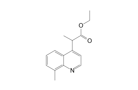 ETHYL-2-(8-METHYL-QUINOLIN-4-YL)-PROPANOATE