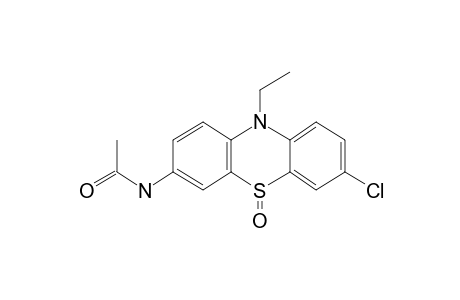 10-Ethyl-3-chloro-7-acetamino-phenothiazine-5-oxide