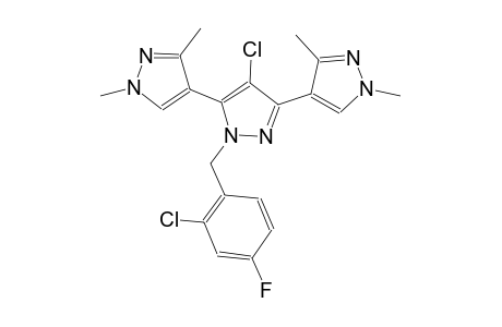 4'-chloro-1'-(2-chloro-4-fluorobenzyl)-1,1'',3,3''-tetramethyl-1H,1'H,1''H-4,3':5',4''-terpyrazole